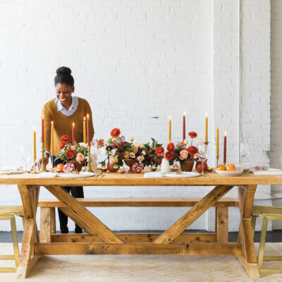 floral designer Kaylyn Hewitt's fall table