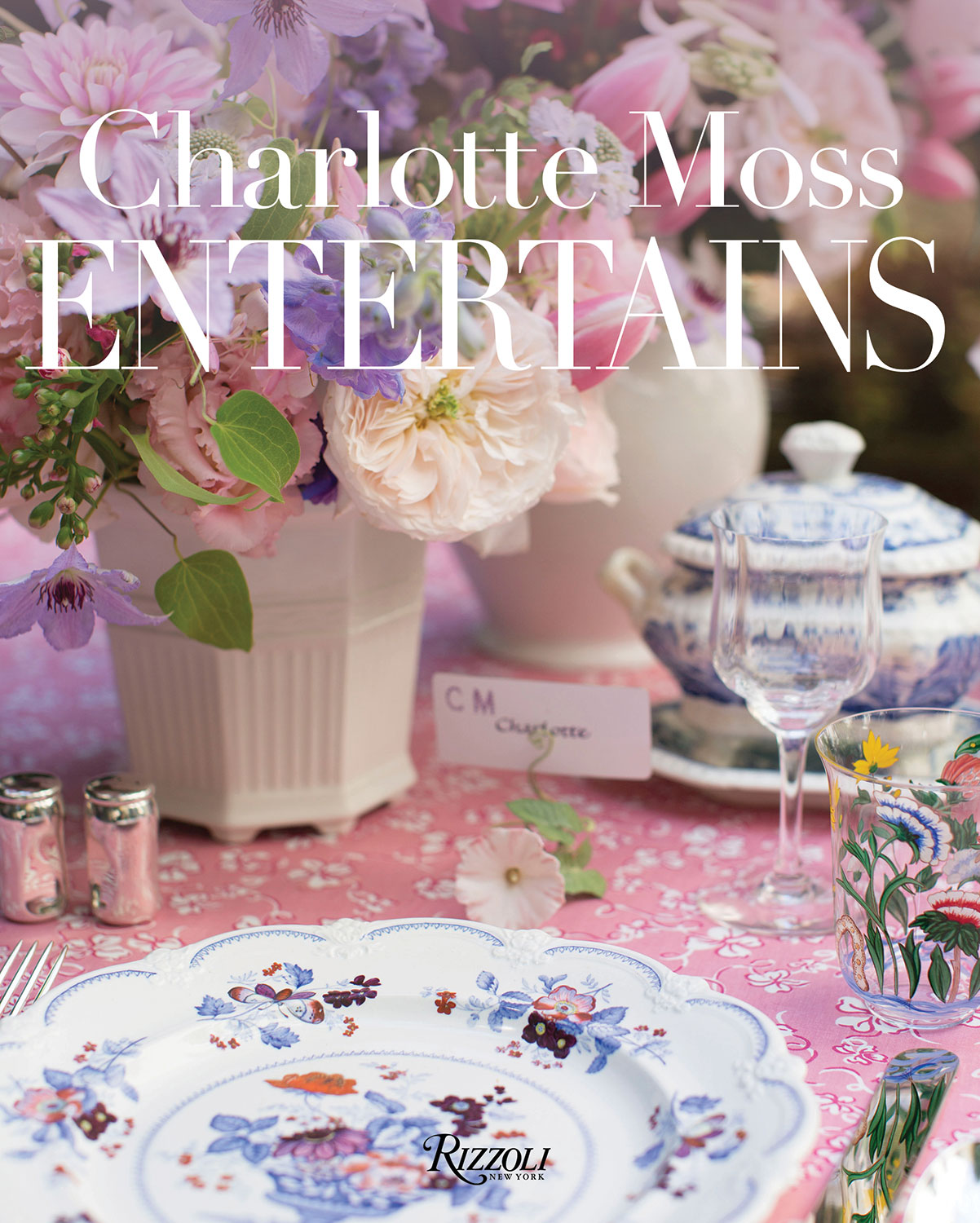 book cover for Charlotte Moss Entertains