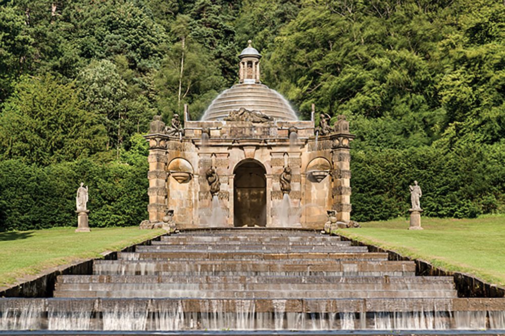 The Cascade House at Chatsworth in Derbyshire, United Kingdom