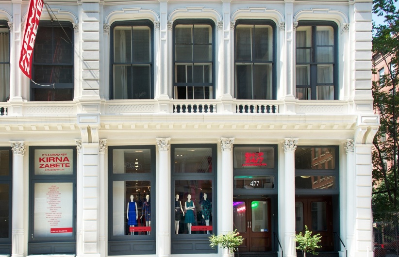 Kirna Zabete store in a historic New York building