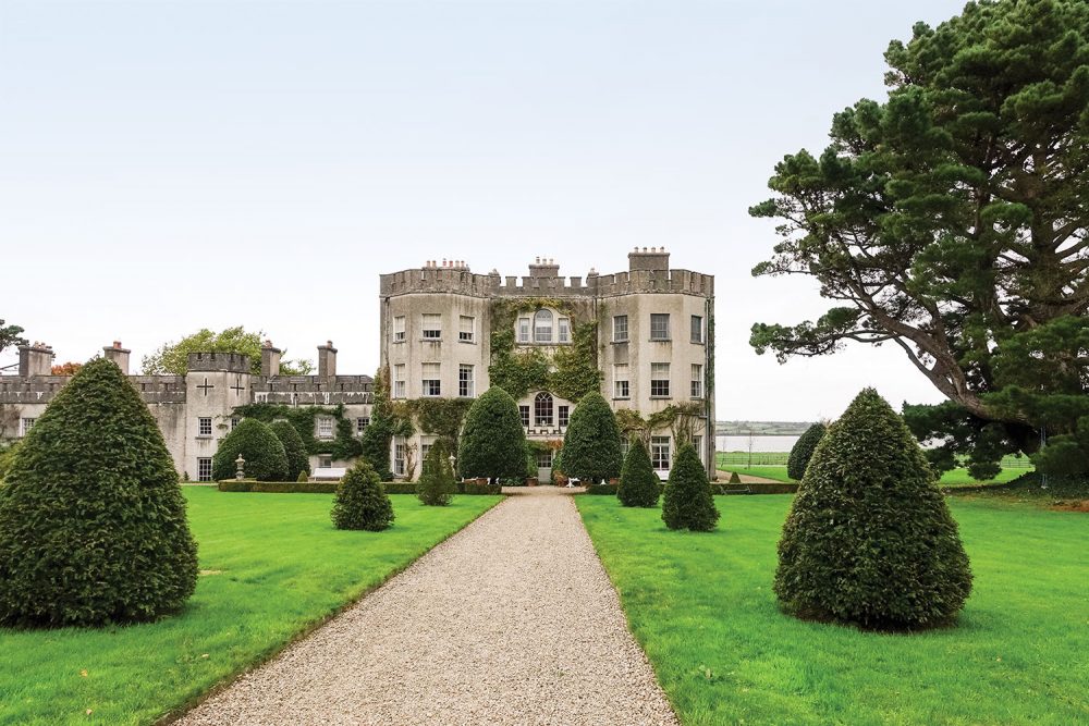 Grounds and exterior of Glin Castle Ireland