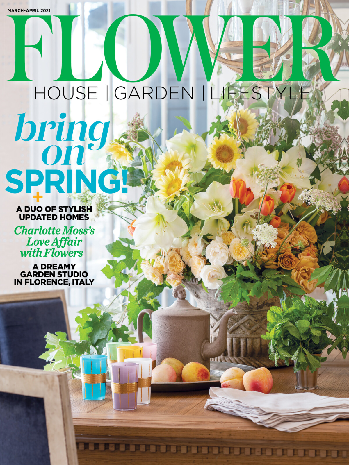 cover for Flower magazine March/April 2021