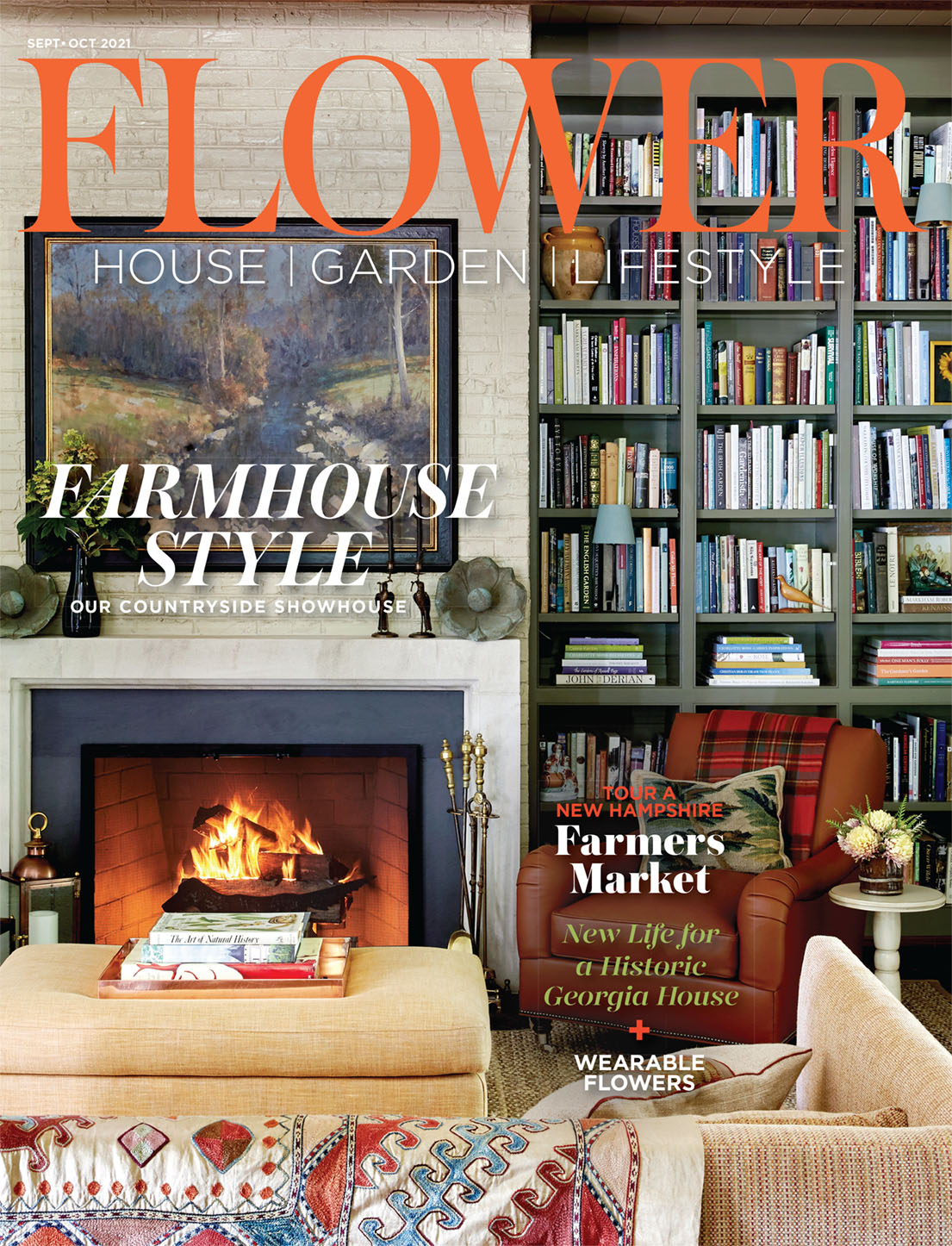 On the Cover: The inviting living room at Brierfield Farm, our countryside showhouse, exudes warm and comfort with a palette that takes its cue from the surrounding setting. Photographed by David Hillegas.